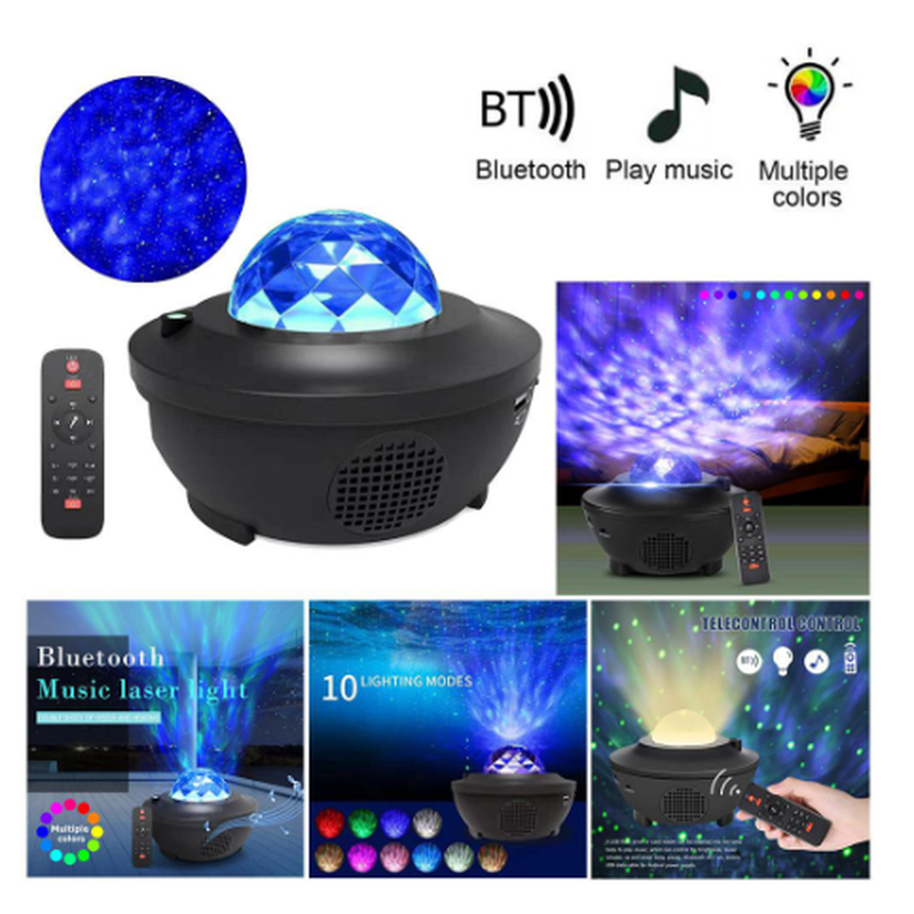 sky light đèn sao đèn starry projector light Đèn Chiếu Bầu Trời Sao Âm Nhạc Có Điều Khiển Từ Xa Tiện Dụng nhà cửa đời sống ​đèn trang trí màu đèn led