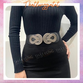 Đai váy bản to mặt đồng phối đầm 6cm DV053 - Thắt Lưng Giá Tốt