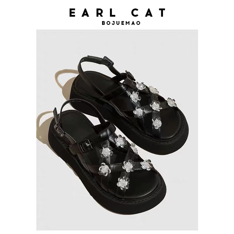 Giày Sandal Đế Dày Phong Cách Thời Trang Mùa Hè Pháp 2022 Dành Cho Nữ