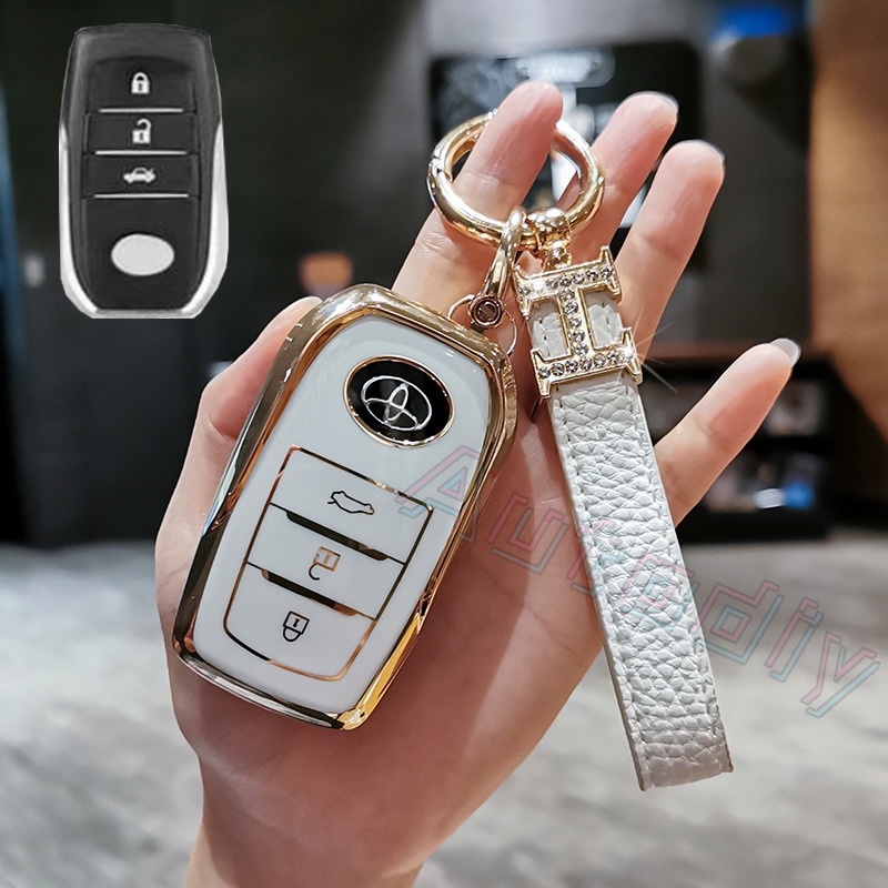Bao Da Đựng Chìa Khóa Xe Hơi Toyota yaris Toyota Innova Fortuner Hilux Rogue Harrier Camry Vellfire Alphard yaris