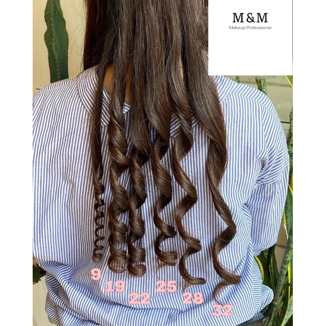 Máy uốn tóc xoăn xoay trục 360 độ chuyên nghiệp cho salon