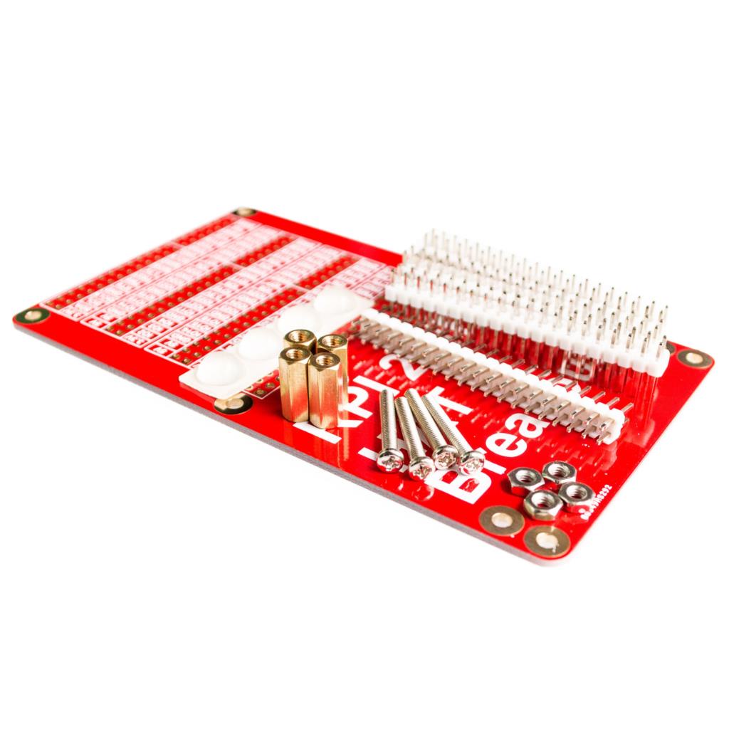 Bảng Mạch Mở Rộng Raspberry Pi 3 Hat Gpio + Dây Cáp 40p Màu Đỏ