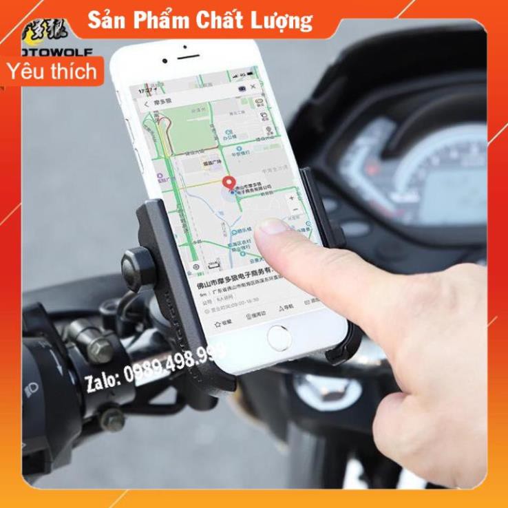 👛 [Free Ship] Giá đỡ điện thoại xe máy  Moto wolf | BigBuy360 - bigbuy360.vn