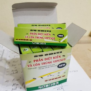 Phấn diệt kiến Vipesco ( 10 hộp nhỏ x 2 viên)