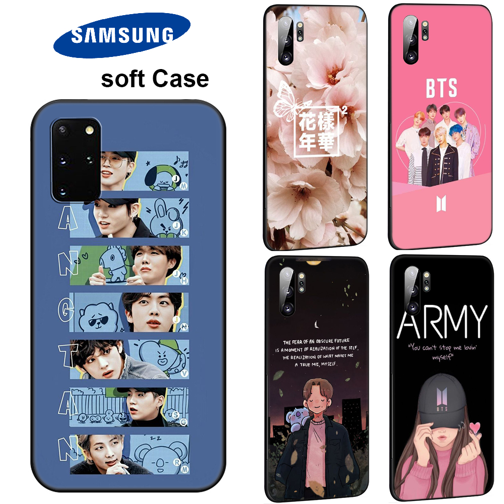 Mềm Ốp Điện Thoại Dẻo Hình Bts Jk V Rm Jin Suga Jhope Jimin Cho Samsung Galaxy J4 + J6 + J2 J7 J5 Prime Core Pro J4 J6 J8 2018 Plus J730 Sh213