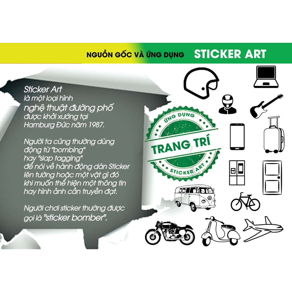 Single Sticker hình dán lẻ-Facebook [Thương hiệu StickerFactory]