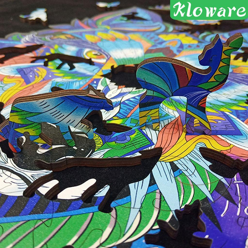 Bộ Đồ Chơi Xếp Hình Động Vật Bằng Gỗ Nhiều Màu Độc Đáo Cho Gia Đình