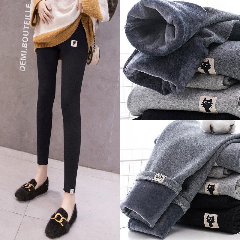 SALE SẬP SÀN_ QUẦN LEGING BẦU LÓT LÔNG CO DÃN DÀY ĐẸP