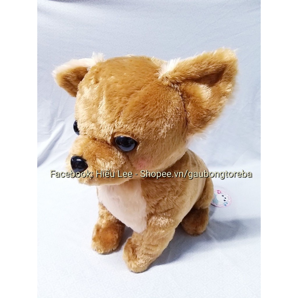 [ Toreba ] Gấu bông chó Chihuahua, size 35cm, lông cực mịn, hàng gắp, chính hãng Nhật Bản, mới 100%, full tem tag giấy