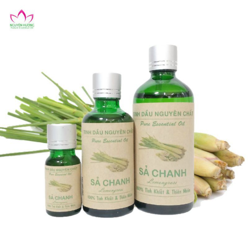 Chai 100ml Tinh Dầu Sả Chanh Đuổi Muỗi [ Tinh Dầu Loại 1 Loại Cao Cấp - Có Kiểm Định Của Các Trung Tâm Lớn ]