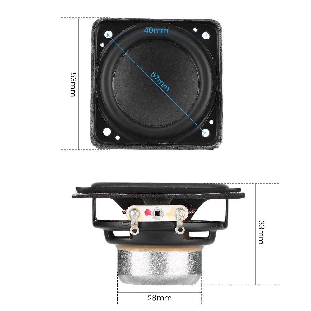 Set 2 loa âm thanh AIYIMA 52mm 4 Ohm 5W 2 inch chuyên dụng cao cấp