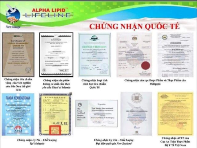 Sữa non Alpha Lipid chính hãng từ New zealand