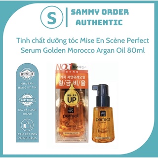 Tinh chất dưỡng tóc Mise En Scène Perfect Serum Golden Morocco Argan Oil 80ml