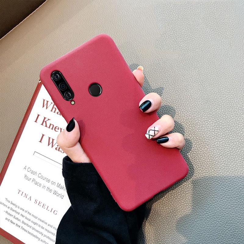 Ốp điện thoại mềm nhám chống dấu vân tay thời trang cho Huawei Nova 4e 4 3 3i 3e 2i
