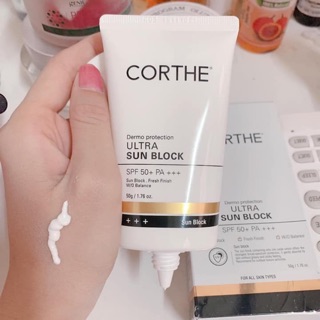 Kem chống nắng corther 50spf chính hãng