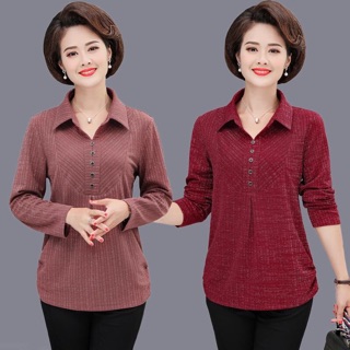 Áo nữ trung niên cao cấp kiểu dáng sang trọng NP785