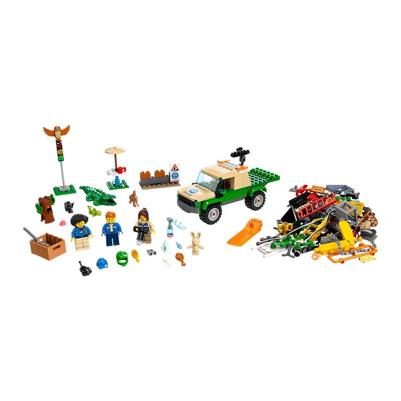 Đồ Chơi LEGO Nhiệm Vụ Giải Cứu Động Vật Hoang Dã 60353 (246 chi tiết)