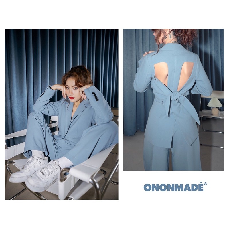 [Mã FATHANG5 giảm 10K đơn 50K]  ONONMADE | Áo vest blazer màu xanh denim - BLEU BLAZER | BigBuy360 - bigbuy360.vn