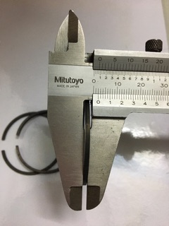 Xéc măng phi 42mm, hơi: 2mm, nhớt: 3mm (bạc piston phi 42)