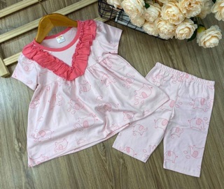 Đồ bộ bé gái size đại