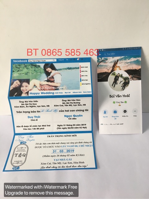 Phong bì facebook mừng cưới, lì xì, thiệp mời sinh nhật, thiệp cưới rẻ vô địch, lấy ngay