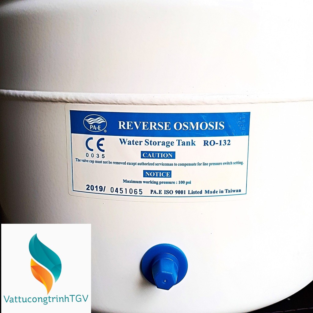 Bình tích áp RO-132 dung tích 10L thay thế cho máy lọc nước