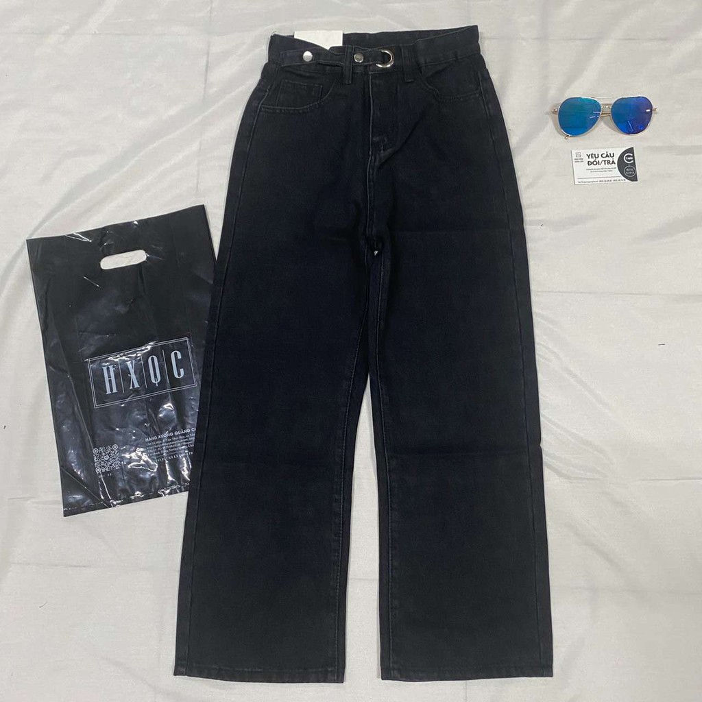 [SẴN] Quần jean ống rộng Ulzzang Quảng Châu QDJ46