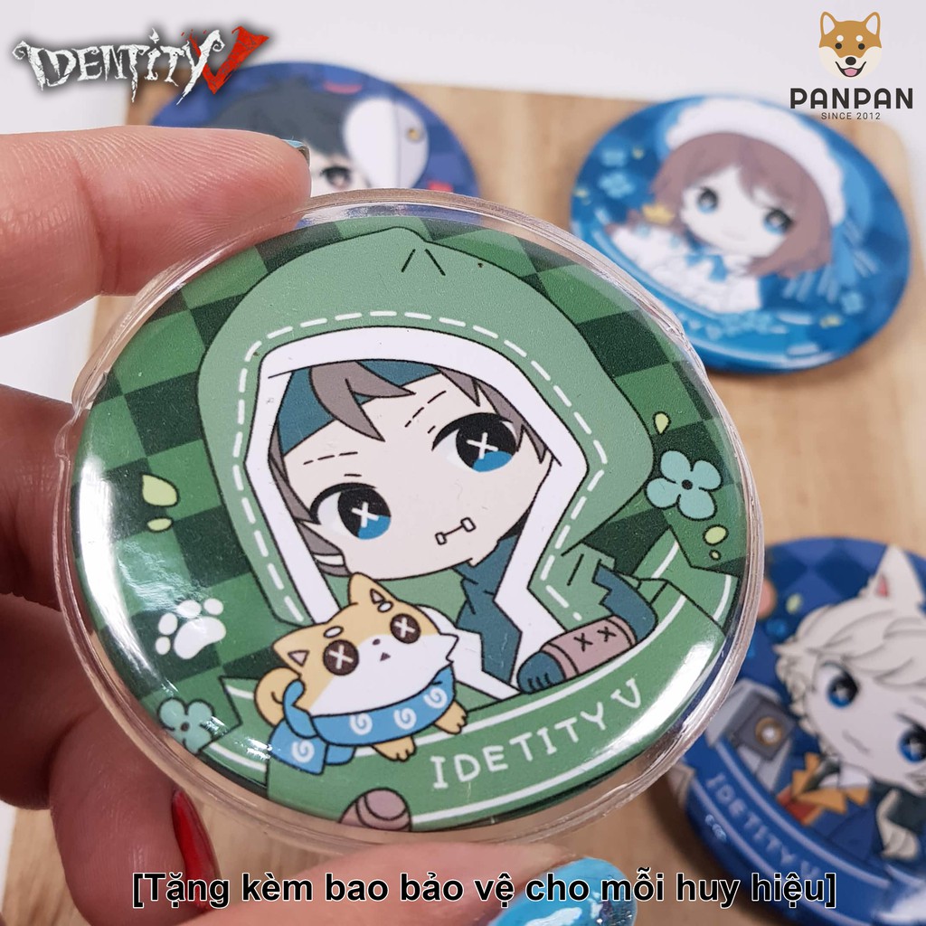 [TẶNG KÈM BAO BẢO VỆ] Huy hiệu lẻ Identity V (6CM)