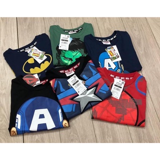 Áo bé trai hình siêu ảnh hùng chất thun cotton dư xịn