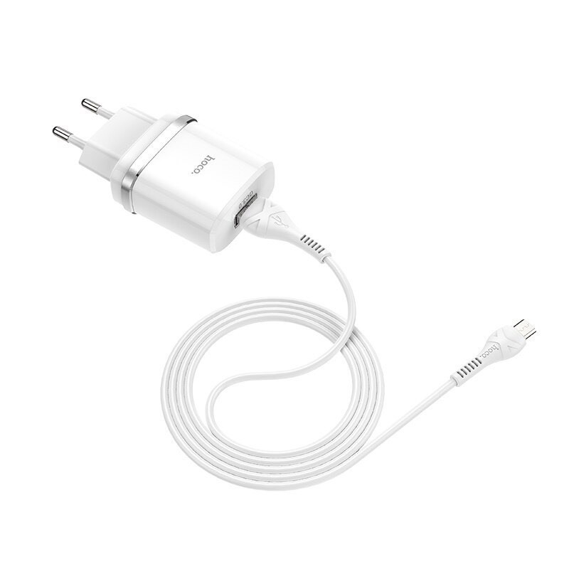 ✔️HÀNG CHÍNH HÃNG✔️Com bo trọn Bộ sạc Hoco C12Q hỗ trợ Quick Charge 3.0 18W kèm cáp Micro USB -Bảo hành 12 tháng