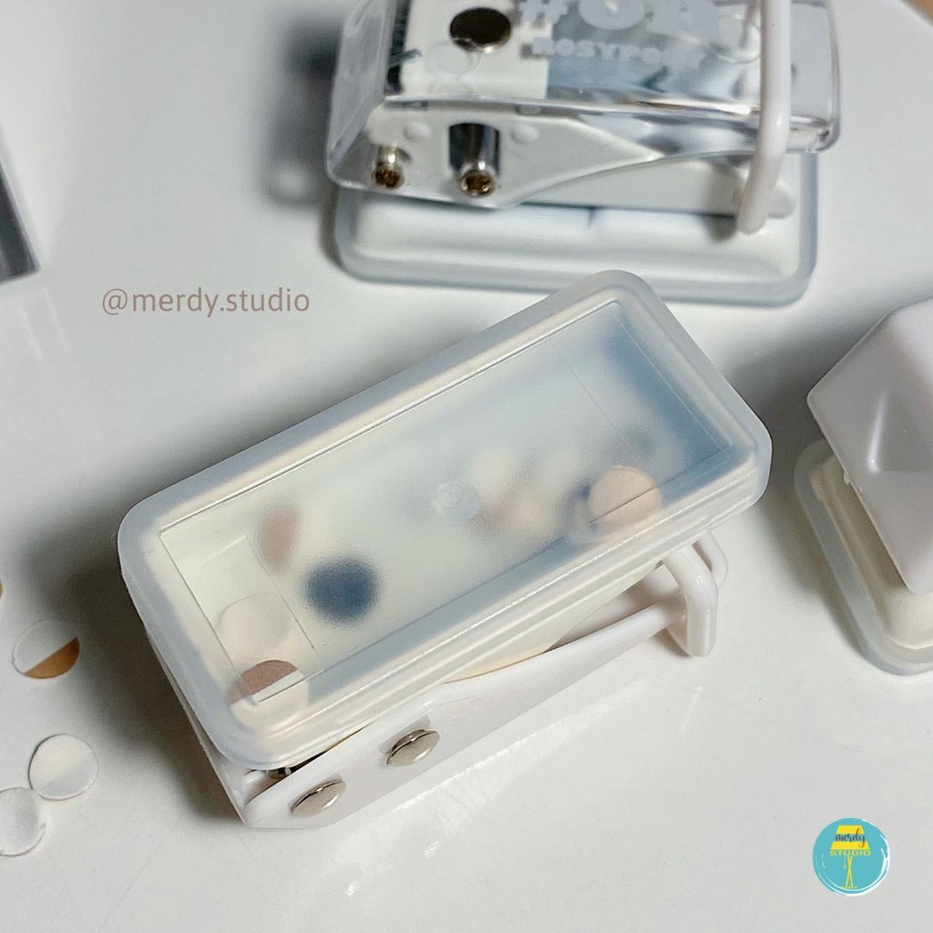 Dụng cụ bấm lỗ sổ còng mini RosyPosy #OH! Hole Puncher