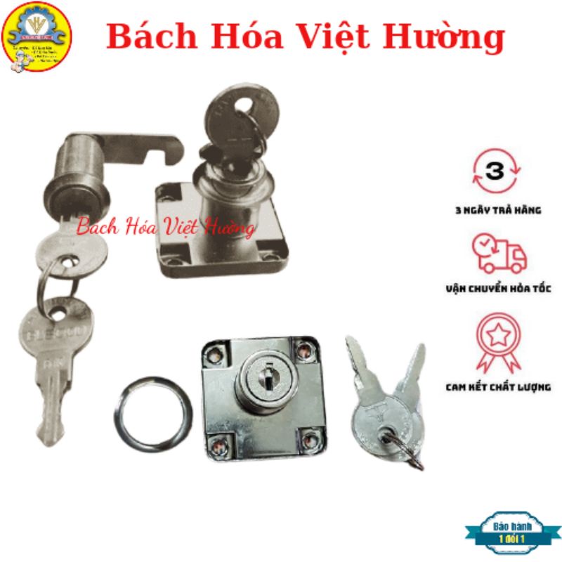 [SIÊU RẺ] Khóa tủ , khóa cốp, khóa ngăn kéo Evergood trục vuông, trục dài tiện lợi - Bách Hóa Việt Hường