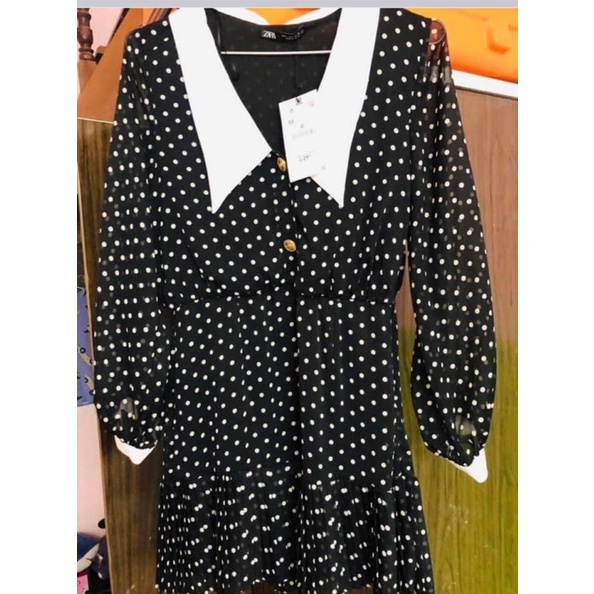 Pass váy zara chấm bi hot hit chuẩn authentic