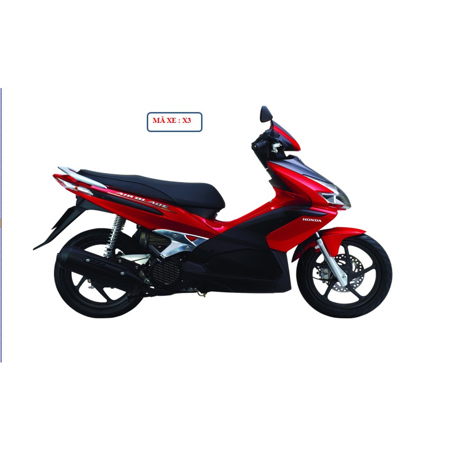 Bộ nhựa Honda Air Blade đời 2007