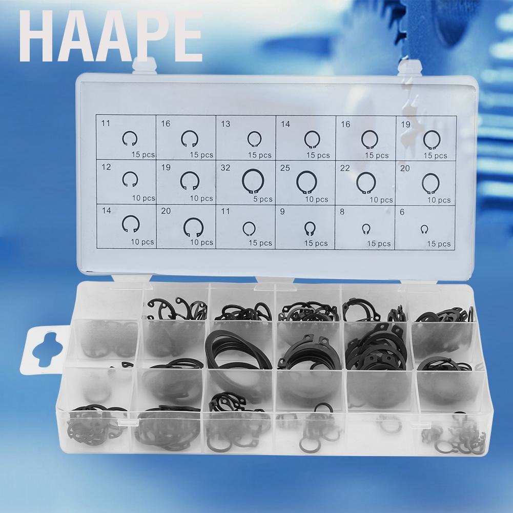 Hộp 225 vòng hãm phanh bên trong 18 kích cỡ