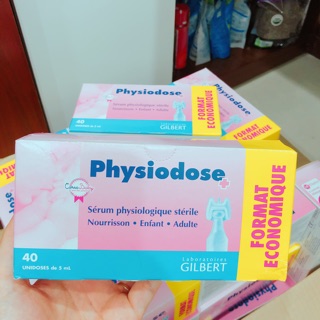Nước muối sinh lý physiodose - xách tay pháp