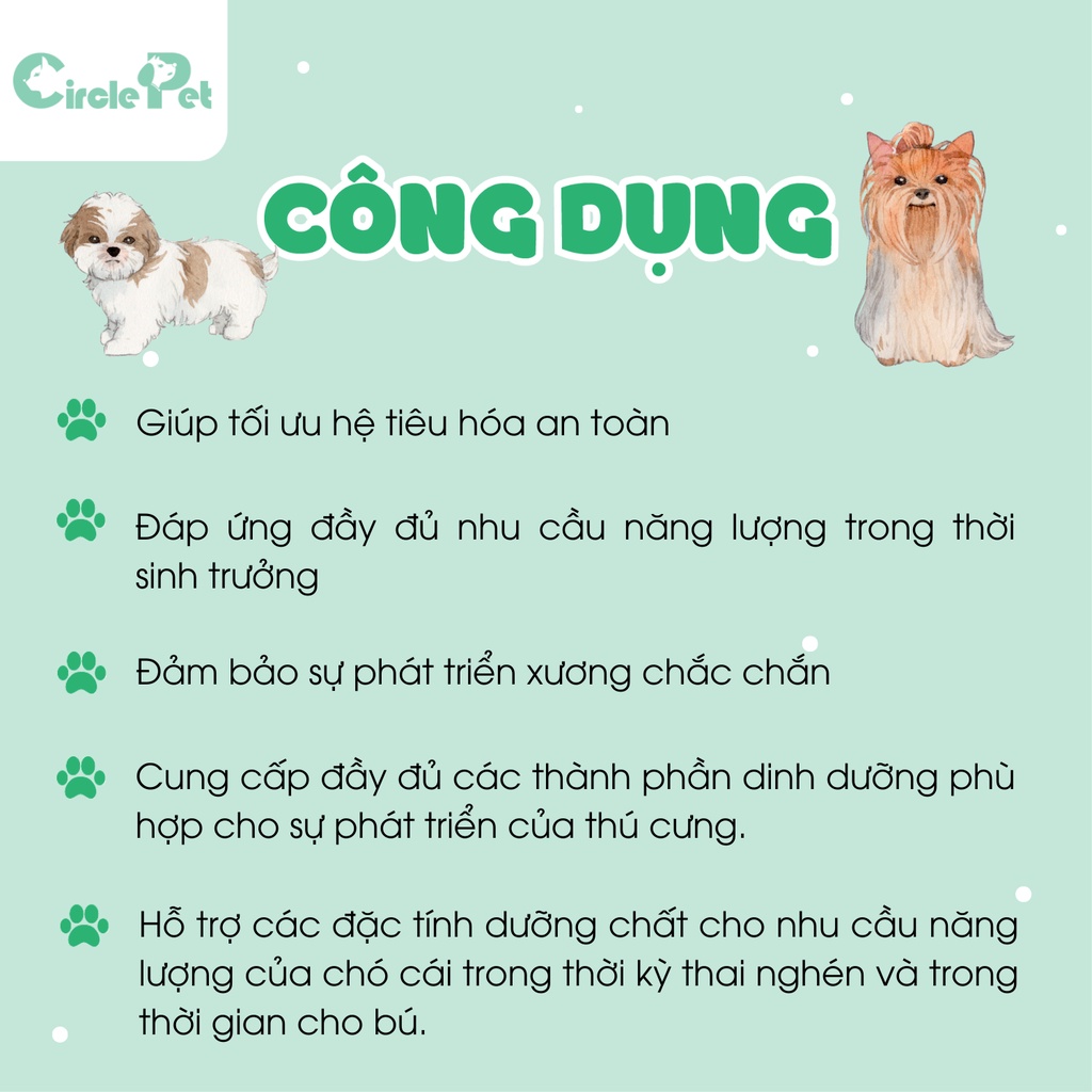 Thức Ăn Cho Chó Con Có Trọng Lượng Trung Bình Royal Canin Medium Puppy Nhiều Size - Circle Pet