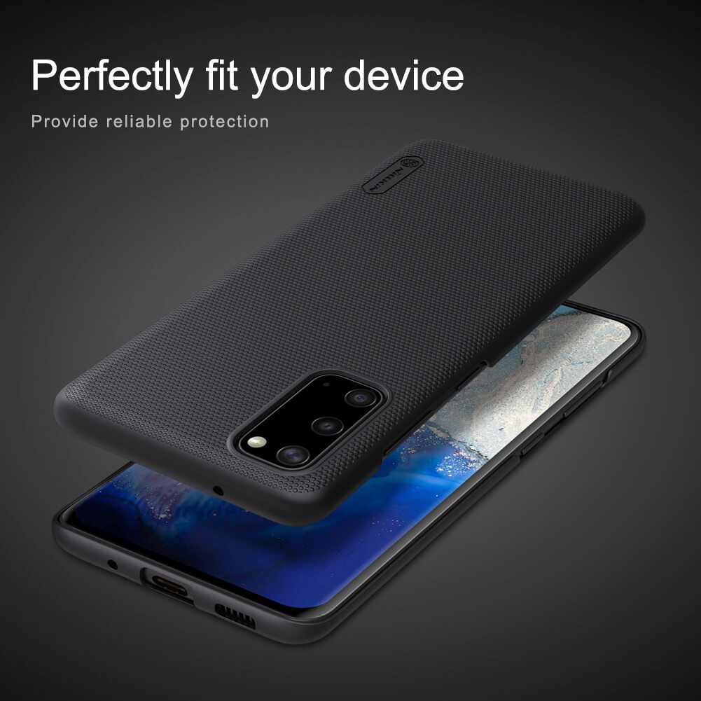 Ốp Lưng Sần chống sốc cho Samsung Galaxy S20 hiệu Nillkin  - Hàng Chính hãng