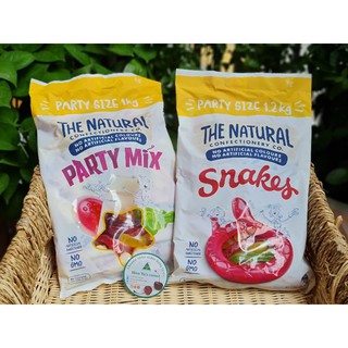 [FREESHIP 99K TOÀN QUỐC] Kẹo dẻo tổng hợp Úc size jumbo - The Natural (Snake 1kg2 /Party mix 1kg/ combo 3 túi 240g-260g)