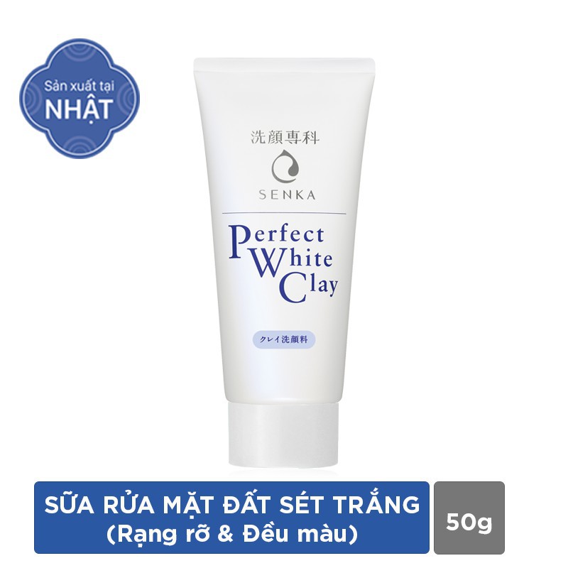 [Quà tặng] Sữa rửa mặt tạo bọt chiết xuất đất sét trắng Senka Perfect White Clay 50g_15048 | BigBuy360 - bigbuy360.vn