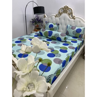 Bộ Drap Thun Hàn Quốc Mát Lạnh {4 MÓN} Cực Hot