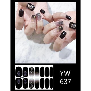 Sticker án móng tay in hình trang trí 3D dễ thương Nail wrap