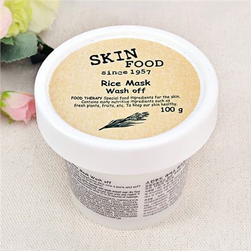 Mặt nạ cám gạo Skinfood Rice mask wash off
