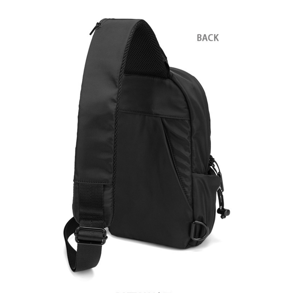 Túi Đeo Chéo Nam Nữ Unisex Basic Thể Thao Chống Nước Thời Trang Vải Đen Mềm Mịn Cao Cấp Freeship - The Black Box