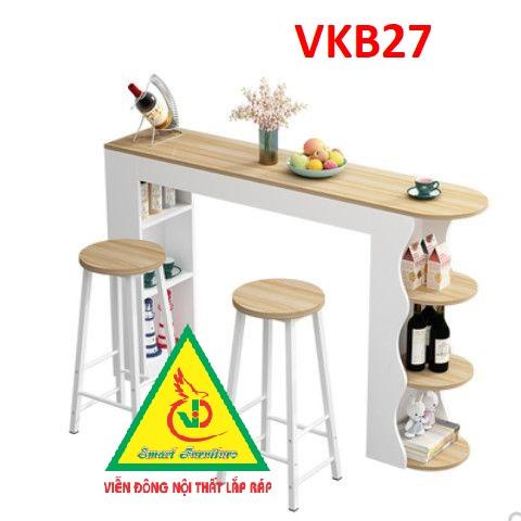 Quầy bar mini kết hợp tủ rượu VKB027  - Nội thất lắp ráp Viendong Adv