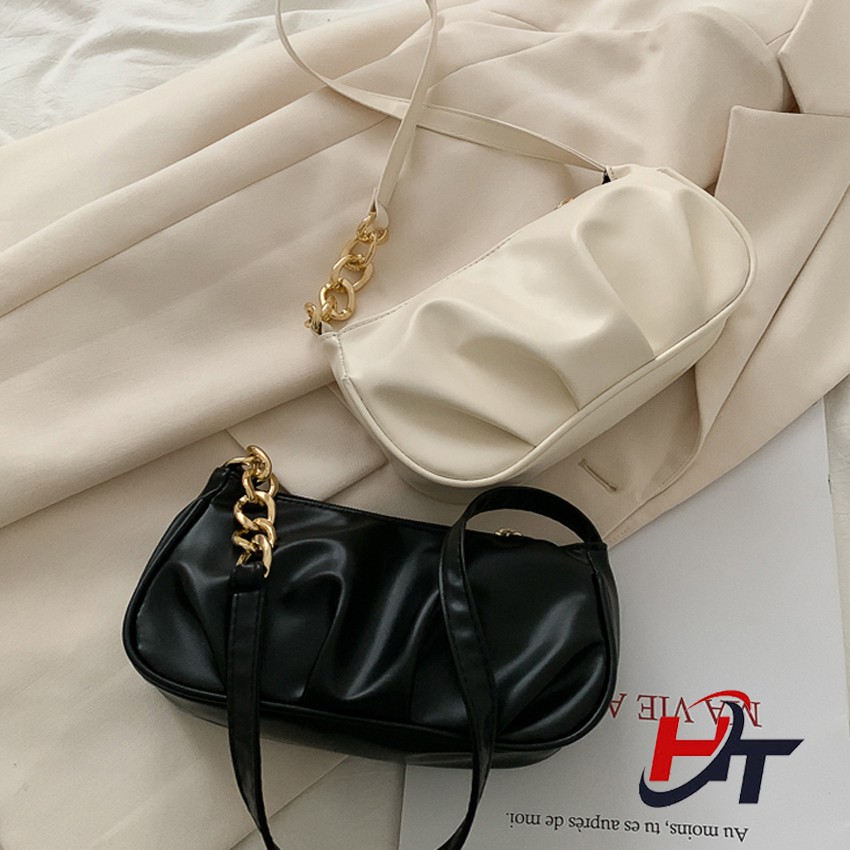 [Mã FAMAYWA2 giảm 10k đơn từ 50k] TÚI KẸP NÁCH CHẾP LY PHONG CÁCH HÀN QUỐC GT 474