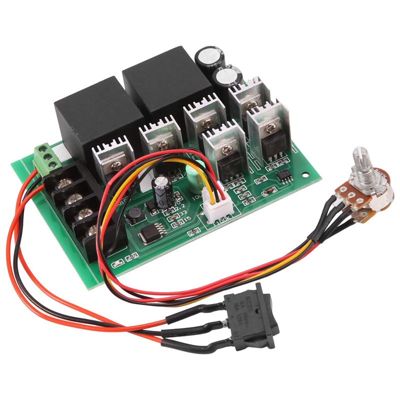 Công Tắc Điều Khiển Tốc Độ Động Cơ 40A DC 10-50V PWM 12V 24V 36V 2000W