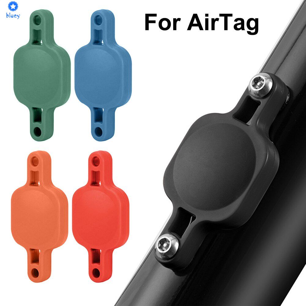Xe Đạp Airtag Theo Dõi Giá Đỡ Bảo Vệ Chống Trộm Chống Mất Xe Đạp Ẩn Định Vị Chân Đế Vỏ Bảo Vệ 【Bluey】