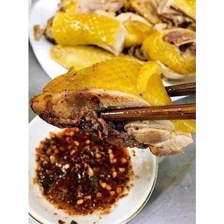 gà ủ muối nữa con siêu ngon