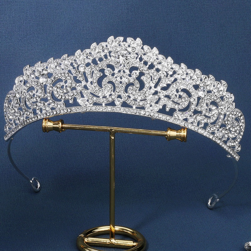 Vương Miện Đính Đá Lấp Lánh Kiểu Công Chúa Xinh Xắn Cho Bé Gái